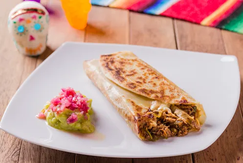 Burrito do rodízio Mexicaníssimo